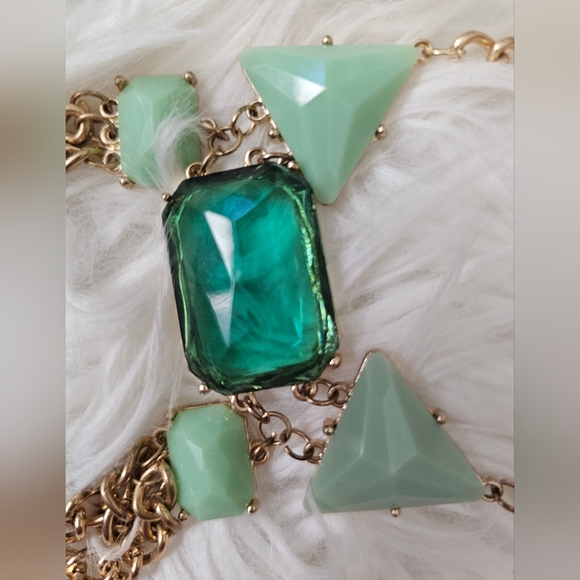 Etc. Emerald Long Necklace. - Picture 4 of 8